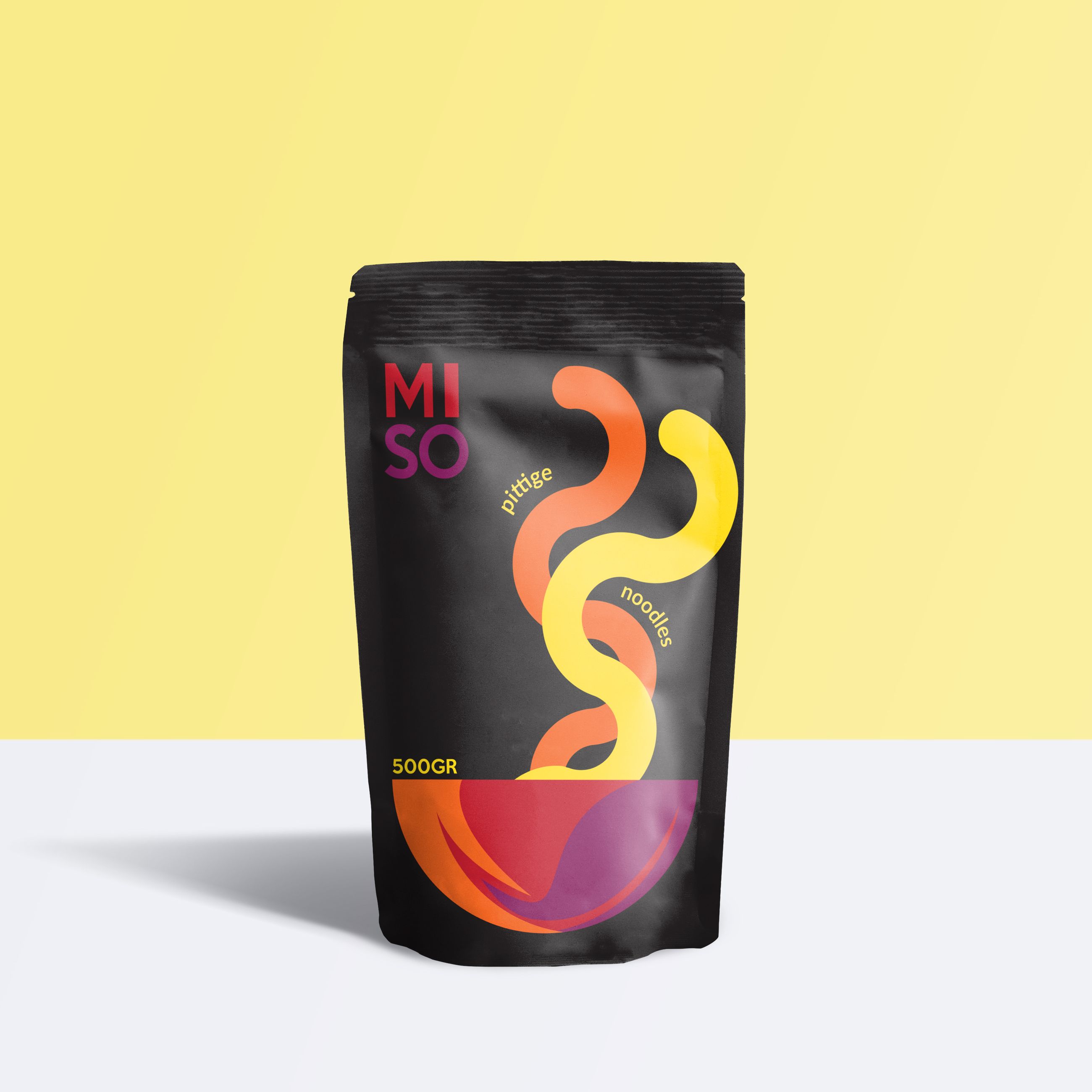 Verpakkingsontwerp MISO spicy noodlesoup